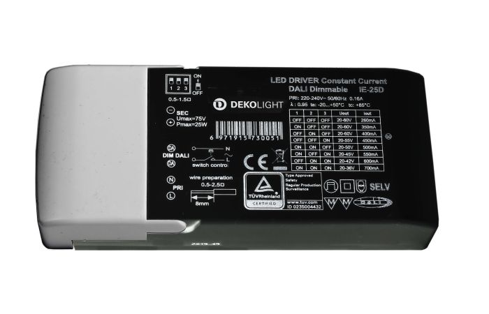Transformatorius LED 25W 36V dimeriuojamas DALI MULTI-CC - DEKO LIGHT