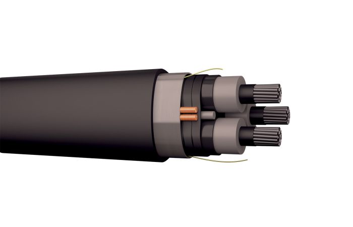 Kabelis aliumininis AXCLJ-TT 3x50/16mm2 24kV [matuojamas] - PRYSMIAN