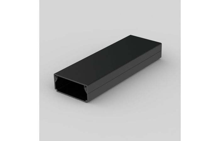 Kanalas 40x20mm su apsaugine plėvele juodos spalvos [2m] - KOPOS KOLIN