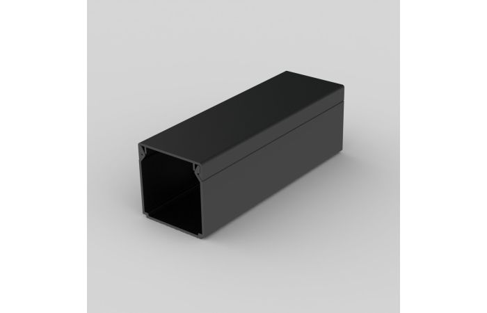 Kanalas 40x40mm su apsaugine plėvele juodos spalvos [2m] - KOPOS KOLIN