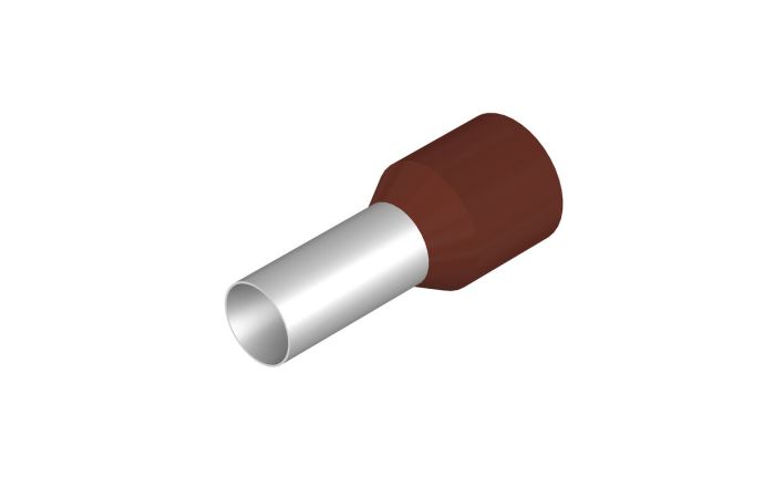 Antgalis gilzinis izoliuotas 25mm2 rudas L-16mm H25.0/30 BR [pak. po 50 vnt.] - WEIDMULLER