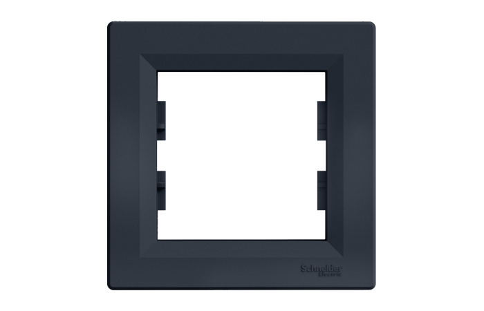 Rėmelis viengubas antracito spalvos Asfora - SCHNEIDER ELECTRIC