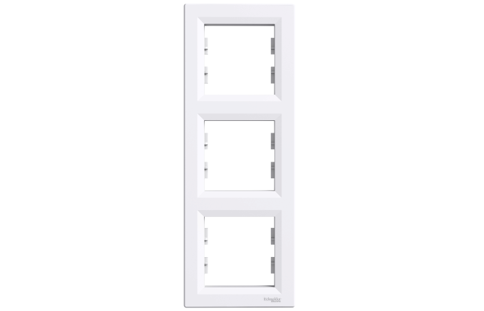 Rėmelis trigubas vertikalus baltos spalvos Asfora - SCHNEIDER ELECTRIC