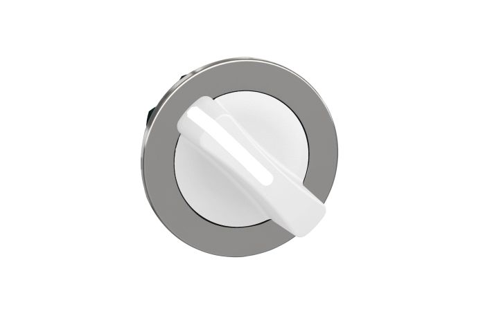 Perjungiklis 2 padėčių baltas su fiksacija 30.5mm IP66 ZB4F Harmony - SCHNEIDER ELECTRIC