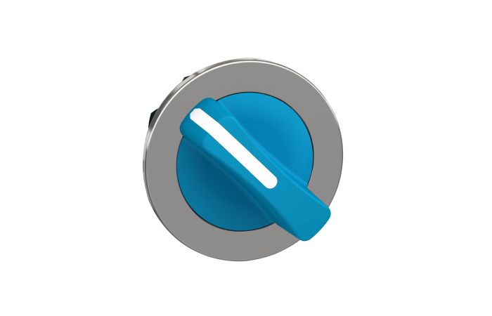 Perjungiklis 2 padėčių mėlynas su fiksacija 30.5mm IP66 ZB4F Harmony - SCHNEIDER ELECTRIC