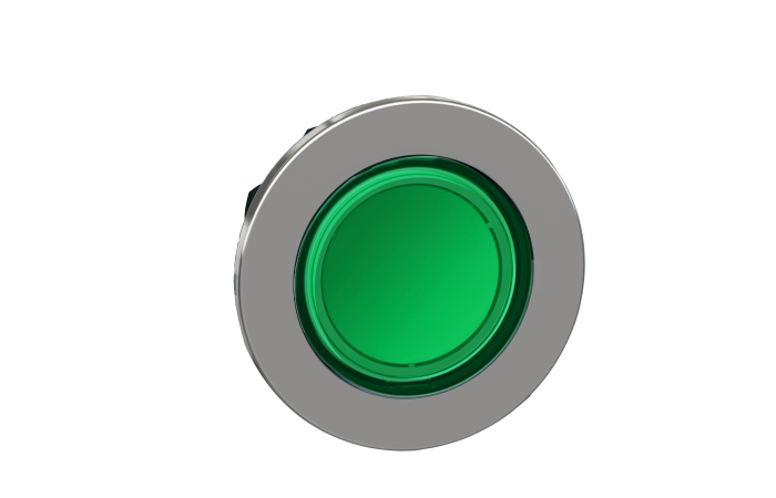 Galvutė mygtukui žalia skaidri su fiksacija su vieta markiravimui 30.5mm IP66 ZB4F Harmony - SCHNEIDER ELECTRIC