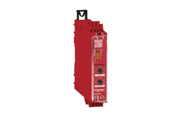 Modulis saugos 2no+1nc Kat.4 24V AC/DC užspaudžiami kontaktai XPSUAK Harmony - SCHNEIDER ELECTRIC
