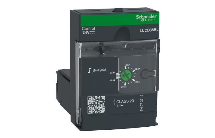 Modulis apsaugos 9.5-38A 24V DC CL 20 LUCD TeSys - SCHNEIDER ELECTRIC