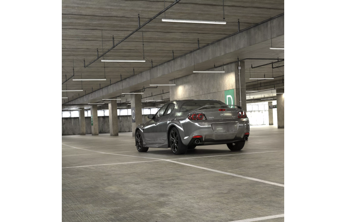 Šviestuvas v/t LED 5W IP20 4000K 540lm 300x28mm H-36mm BN021C LED5S/840 L300 Ledinaire Batten - PHILIPS