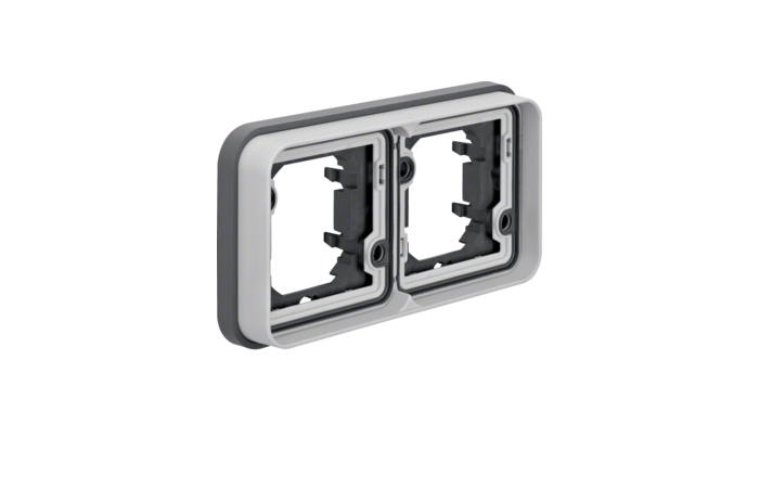 Rėmelis dvigubas horizontalus pilkos matinės spalvos W.1 - BERKER