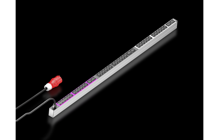 Blokas maitinimo PDU basic 36xC13 6xC19 su kabeliu 3m kištukas CEE 5P 16A DK 7979.140 - RITTAL
