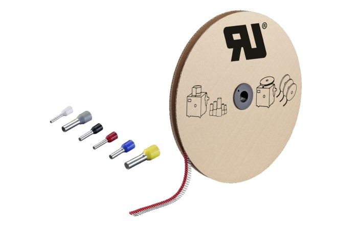 Antgalis gilzinis izoliuotas 0.5mm2 Cu oranžinis L-10mm presavimo mašinoms AS 4051.536 [pak. po 4000 vnt.] - RITTAL