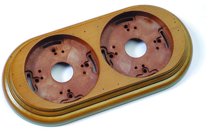 Rėmelis dvigubas paaukštintas sendintas bukas GARBY - FONTINI