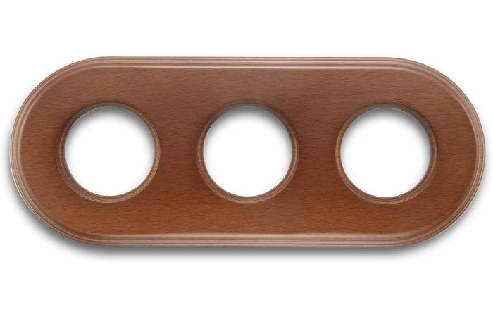 Rėmelis trigubas sendintas medis GARBY COLONIAL - FONTINI