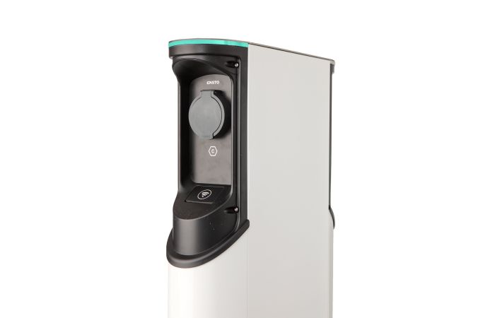 Stotelė įkrovimo pastatoma 22kW 2x32A T2 IP54 IK10 MCB RCMB 6mA 4G/WiFi/LAN MID RFID DLM EVF Pro - ENSTO