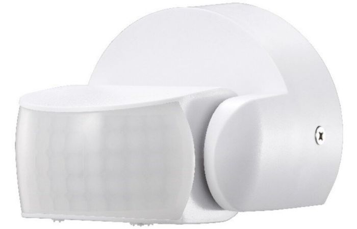 Jutiklis judesio v/t IP65 1200W 180 laipsnių H=1.8-2.5m D-12m baltas Sensor W SPIR180 R12/2.5 W - NORTHCLIFFE