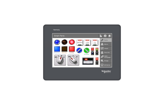4.3" touch panel scree S232C, HMISTO705, HUMAN-MACHINE INTERFACE, OPTIMIZED PANELS, SMALL PANELS - SCHNEIDER ELECTRIC (pavadinimas tikslinamas)