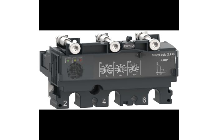 Apsaugos modulis NSX100 A C 3P3D 100A 2.2G, C1032G100, LV POWER CIRCUIT BREAKERS AND SWITCHES, MCCB OPTIMUM OFFER, COMPACT NSX - SCHNEIDER ELECTRIC (pavadinimas tikslinamas)