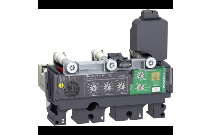 Apsaugos modulis NSX100 A C 3P3D 100A 4.2, C1034V100, LV POWER CIRCUIT BREAKERS AND SWITCHES, MCCB OPTIMUM OFFER, COMPACT NSX - SCHNEIDER ELECTRIC (pavadinimas tikslinamas)