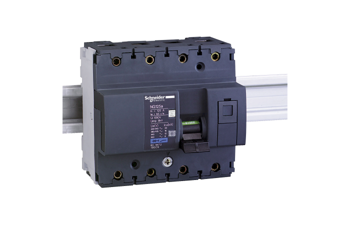 Automatinis jungiklis NG125. 4P, C125A. Ui-690VAC.M, 18609, FINAL DISTRIBUTION DEVICES AND SYSTEMS, MULTI9 REMAINING, MCB - SCHNEIDER ELECTRIC (pavadinimas tikslinamas)