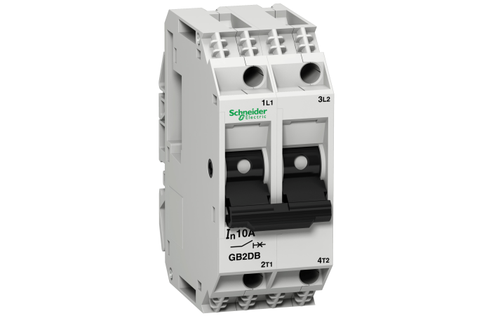 Automatinis jungiklis TeSys GB2.2P.Apsauga:šilum.-m, GB2DB06, , CONTACTORS & MOTOR PROTECTION STANDARD OFFER < 150, GB2 CONTROL CIRCUIT BREAKERS - SCHNEIDER ELECTRIC (pavadinimas tikslinamas)