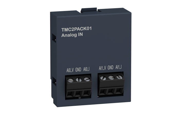CARTRIDGE M221-PACKAGI 2 ANALOG INPUT, TMC2PACK01, AUTOMATION CONTROLLERS, FLEXIBLE MACHINE CONTROL, OPTIMIZED FLEXIBLE MACHINE CONTROL - SCHNEIDER ELECTRIC (pavadinimas tikslinamas)