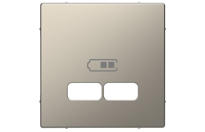 Cen.pla. USB charger T nim SDsg, MTN4367-6050, WIRING DEVICES, MERTEN, WD RANGES FLUSH, WHITE AND PW (T0) - SCHNEIDER ELECTRIC (pavadinimas tikslinamas)