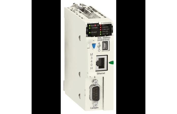 CPU340-20 ETHERNET CAN N2, BMXP3420302H, AUTOMATION CONTROLLERS, SYSTEM-ORIENTED PLCS, MODICON M340 - SCHNEIDER ELECTRIC (pavadinimas tikslinamas)