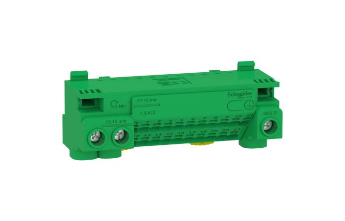 Earth Screwless TB 24h s & Jumper, LGYT1E24, FINAL DISTRIBUTION DEVICES AND SYSTEMS, COMMON CONNECTION, LINERGY DISTRIBUTION SYSTEM - SCHNEIDER ELECTRIC (pavadinimas tikslinamas)