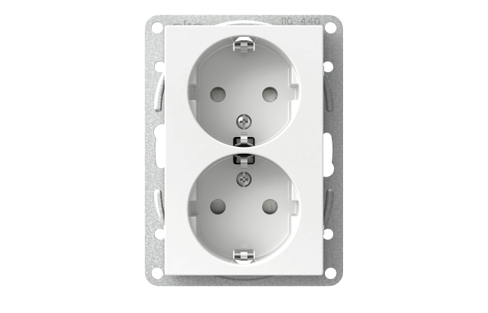 Exxact dso cp low 2-ci screwless white, WDE002180, WIRING DEVICES, EXXACT, ELECTROMECHANICAL INSERTS - SCHNEIDER ELECTRIC (pavadinimas tikslinamas)