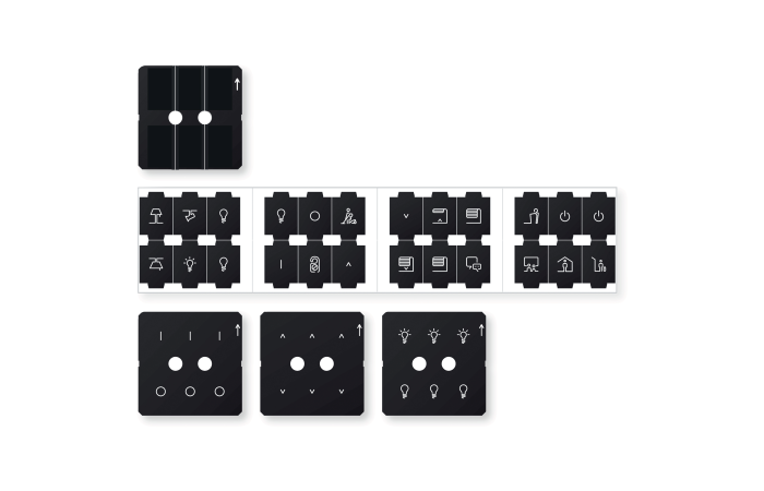 Foil set for KNX Push- ton Pro SDsg, MTN6270-0011, BUILDING CONTROL PRODUCTS, KNX, MERTEN - SCHNEIDER ELECTRIC (pavadinimas tikslinamas)