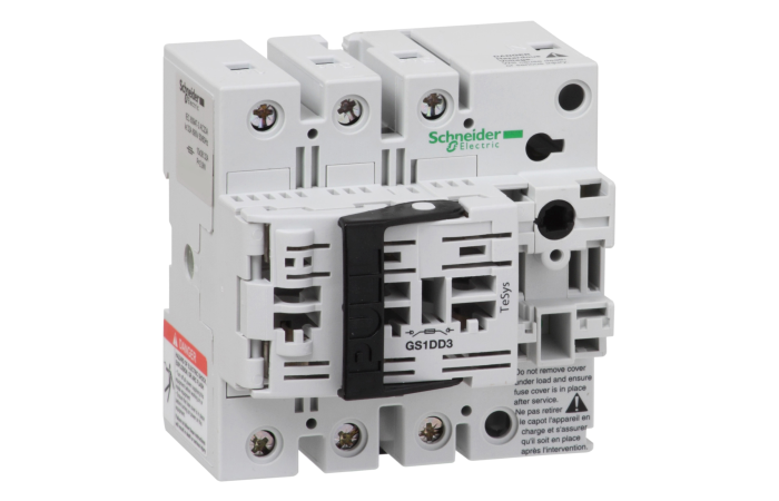 FUSE-SWITCH 3X32A 10X3, GS1DD3, CONTACTORS & MOTOR PROTECTION, SWITCHES AND FUSES, FUSE SWITCHES AND DISCONNECTORS - SCHNEIDER ELECTRIC (pavadinimas tikslinamas)