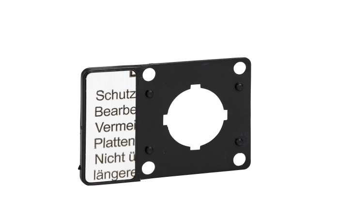 Harmony serijos K1/K2 užrašo laikiklis su tušcia už, KZ13, CONTACTORS & MOTOR PROTECTION, SWITCHES AND FUSES, ROTATIVE HANDLE SWITCHES - SCHNEIDER ELECTRIC (pavadinimas tikslinamas)