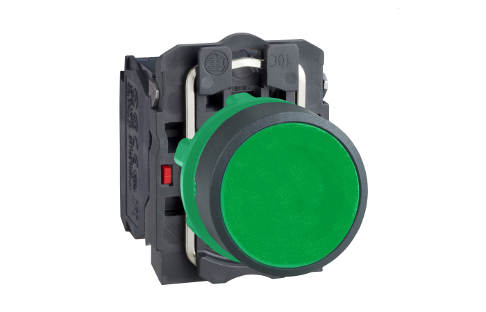 Harmony XB5. Sukomplektuotas mygtukas. D-22 mm. Korp, XB5AA35, CONTROL & SIGNALLING, PUSH BUTTONS, PILOT LIGHTS & CONTROLS, DIA 22 PLASTIC - SCHNEIDER ELECTRIC (pavadinimas tikslinamas)