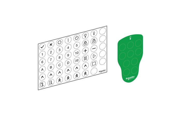 LABEL KIT WITH LEGEND ION, ZARC620, CONTROL, RELAYS & SIGN, IEC CONT.HAND&HOISTING, REMOTE CONTROL STATION - SCHNEIDER ELECTRIC (pavadinimas tikslinamas)