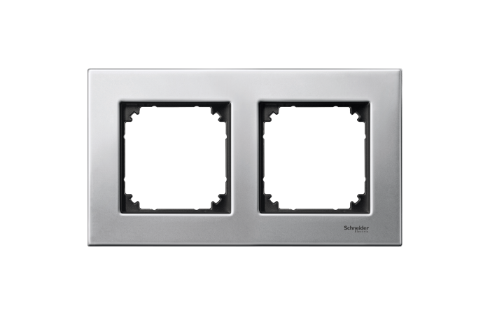 Merten M-elegance metal.Metalinis remelis.2-vietis., MTN403260, WIRING DEVICES, MERTEN, SYSTEM M COLOURS (T1) - SCHNEIDER ELECTRIC (pavadinimas tikslinamas)