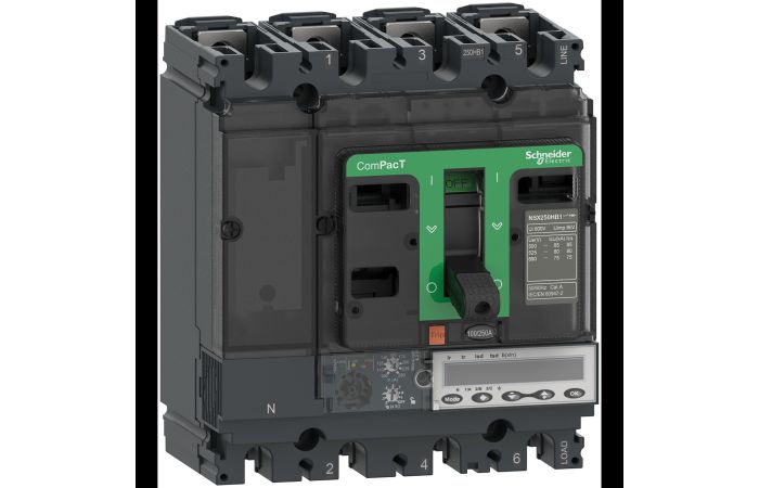 NSX250HB1 75kA AC 4P 160A 6.2E, C25V46E160, LV POWER CIRCUIT BREAKERS AND SWITCHES, MCCB OPTIMUM OFFER, COMPACT NSX - SCHNEIDER ELECTRIC (pavadinimas tikslinamas)