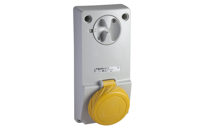 SOCKET UNIKA W/INTERLO 16A 2P-E 100-13, 82078, INDUSTRIAL SOCKET OUTLETS, PRATIKA LV SOCKETS AND PLUGS, LOCK IND SOCKETS - SCHNEIDER ELECTRIC (pavadinimas tikslinamas)