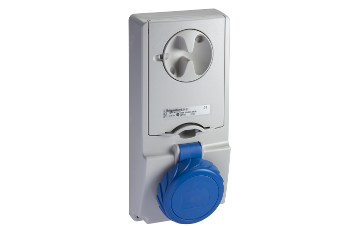 SOCKET UNIKA W/INTERLOCK 32A 2P-E 200-25, 82192, INDUSTRIAL SOCKET OUTLETS, PRATIKA LV SOCKETS AND PLUGS, LOCK IND SOCKETS - SCHNEIDER ELECTRIC (pavadinimas tikslinamas)