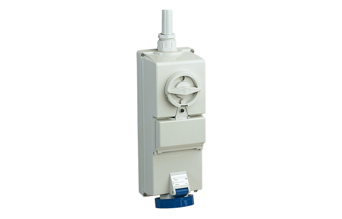 SOCKET W/INTERLOCK DISC-FUS. 32A 2P-E 2, 83466, INDUSTRIAL SOCKET OUTLETS, PRATIKA LV SOCKETS AND PLUGS, LOCK IND SOCKETS - SCHNEIDER ELECTRIC (pavadinimas tikslinamas)