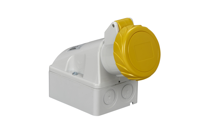 SOCKET WALL MOUNT 16A 2P-E 100-130V IP67, 83151, INDUSTRIAL SOCKET OUTLETS, PRATIKA LV SOCKETS AND PLUGS, SOCKET LV MOB.16 AN - SCHNEIDER ELECTRIC (pavadinimas tikslinamas)