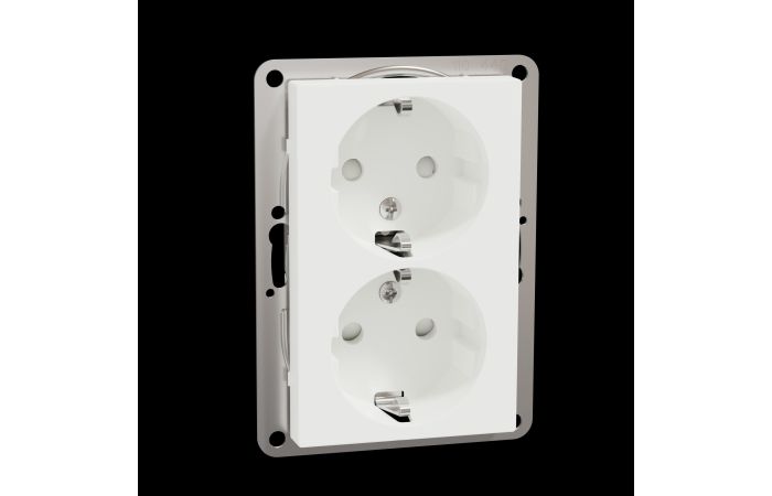 xxact dso cp low schuk crewless white, WDE002184, WIRING DEVICES, EXXACT, ELECTROMECHANICAL INSERTS - SCHNEIDER ELECTRIC (pavadinimas tikslinamas)