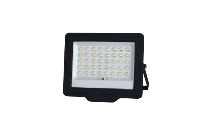 Prožektorius LED 15W IP65 4000K 800lm su saulės panele ir pultu Solarne - LUMAX