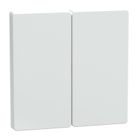 Klavišas dvigubam jungikliui baltos spalvos System Design Merten - SCHNEIDER ELECTRIC