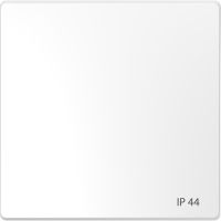 Klavišas viengubam jungikliui su užrašu "IP44" baltos spalvos System Design Merten - SCHNEIDER ELECTRIC