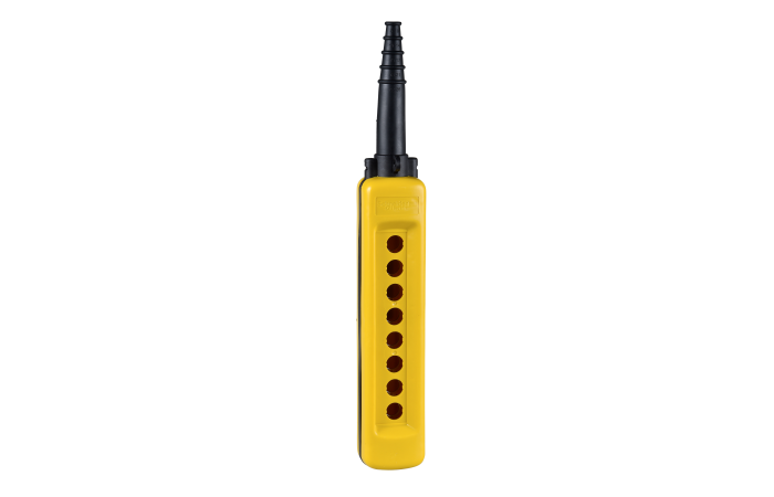 Postas valdymo 8 mygtukų nešiojamas tuščias IP65 geltonos spalvos XACA Harmony - SCHNEIDER ELECTRIC