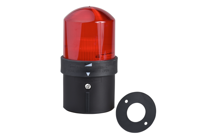 Švyturėlis raudonas LED 24V AC/DC D70mm su pagrindu XVBL Harmony - SCHNEIDER ELECTRIC