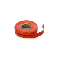 Juosta signalinė „Šviesolaidinis kabelis. Nekasinėti!!! Pavojinga gyvybei!!!” 300mmx0.25mm [400m] - MAIŠELIS