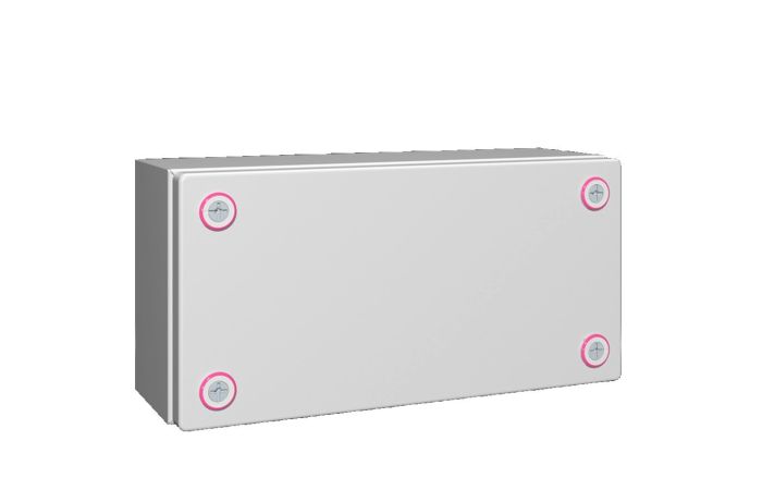 Dėžutė v/t [200x200x120] IP66 tuščia pilka metalinė KX 1502.000 - RITTAL
