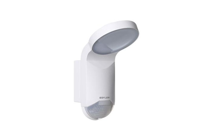 Prožektorius LED 9.5W IP65 2700/4000K 1000lm su judesio jutikliu baltos spalvos WILMA WL 100 OP 1000 827/840 MD IP65 WH - ESYLUX